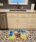 Yorkshire Terrier Hippie Dawg Memory Foam Kitchen Mat Machine Washable Anti-Fatigue Mat Cushion Comfort Bath Mat Or Kitchen Rug_maomaolike.com