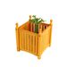 Wood Outdoor Square Wooden Flower And Herb Pot For Garden, Porch And Patio - Outside Plant And Vegetable Container ,Planter,Teak_maomaolike.com
