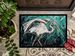 Heron Stretch Doormat Front Door Mat Indoor Outdoor Rugs For Entryway, Non Slip Washable Low Pile, 24H X 36W_maomaolike.com