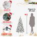 5ft PVC/Hard Needle Mixed Flocked Tree_maomaolike.com