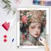 PhotoCustom Diy Round Diamond Embroidery Beautiful Lady Full Square Diamond Home Decor Personalized Gift_maomaolike.com