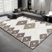 Living Room Rug,Large Rug,Oversized, Gold Leaves Design,Bedroom Rug,Soft And Thick, Machine Washable, Thickened Rug, Bedside Rug,Decorative Indoor Rug_maomaolike.com