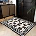 Living Room Rug Large Size Gorgeous Gold Frame Design Bedroom Rug Plush Thickened Machine Washable Thickened Underlay Interior Decorative Rug_maomaolike.com