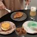 Bamboo Fiber Eco-Friendly Tableware Drop-Resistant Ins Niche Design Fruit Flat Plate_maomaolike.com