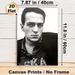 Monochrome Male Portrait Painting Poster, Vintage High-contrast Black & White Portrait Poster, Retro Artistic Decor Suitable For Home Walls, Music_maomaolike.com