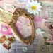 Ins Style Gold European Relief Resin Small Photo Empty Frame Carved Journal Decoration Material For Photography_maomaolike.com