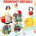 Back To School Porch Goose Outfit Set, Cute White Goose Ornament, Creative Home Courtyard Front Door Decorations
_maomaolike.com