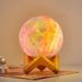 Nordic Table Bedroom Sleep Atmosphere Bedside Glass Night Light Starry Sky Moon Planet Lamp Gift_maomaolike.com