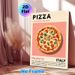 Margherita Pizza Painting Poster, Retro-styled Realistic Italian Cuisine Scene Poster, Brings Warm Culinary Vibe, Suitable For Kitchen And Dining Area_maomaolike.com