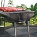 Portable Charcoal Grill, Stainless Steel Folding Outdoor BBQ Grill For Backyard Cooking, Camping, Picnic, Party, Tailgating And Travel With Pan, Grill Rack, Shelves, Hooks_maomaolike.com