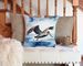Pelican Diving Throw Pillow Machine Washable, Indoor Outdoor Decorative Pillow For Couch, Bed Or Patio, 14Hx14W_maomaolike.com