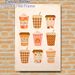 Autumn Coffee & Pumpkin Painting Poster, Warm-toned Cute Illustrated Poster, Charming Fall-themed Coffee Cup Designs With Cozy Vibe, Ideal For Home_maomaolike.com