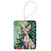 Peterbald Cat By The Christmas Tree Porcelain Ornament Christmas Tree Hanging Decorations For Home Christmas Holiday, Rectangle, Gift, Multicolor_maomaolike.com