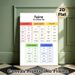 French Verb "Faire" Conjugation Painting Poster, Clear Color-coded Layout Poster, Useful For Mastering French Verb Tenses, Ideal For Language Learning_maomaolike.com