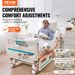 VEVOR Premium 5 Function Full Electric Hospital Bed With Cardiac Position 550LBS_maomaolike.com