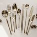 304 Stainless Steel Ins French Light Luxury Retro Titanium Gold Waist Spaghetti Fork Western Spoon Dessert Spoon Fruit Fork_maomaolike.com