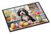 Decorating Easter Bernedoodle Doormat Front Door Mat Indoor Outdoor Rugs For Entryway, Non Slip Washable Low Pile, 24H X 36W_maomaolike.com