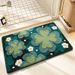 Simple Dirty And Dustproof Wear Resistant Fresh Flower Bathroom Toilet Cashmere Floor Mat Room Doorway Decorative Floor Mat Home Decor Dekoarredamento_maomaolike.com