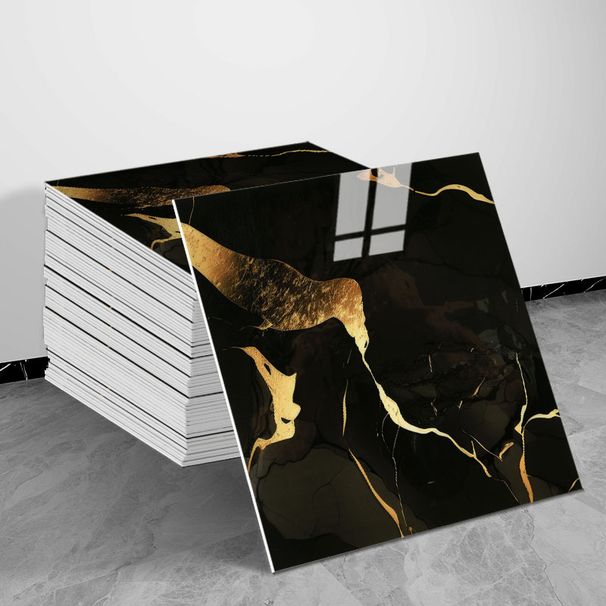 30*30CM*12piece-set Self-adhesive Kitchen Tile Wall Stickers, Bathroom Renovation Stickers, Aluminum-plastic Panels, Marble Thickened Panels_maomaolike.com