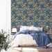 Elegant Botanical Wallpaper – Peel & Stick Floral Wall Decor, Waterproof, Removable, Modern Vintage Style_maomaolike.com