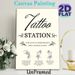 Tattoo Station Painting Poster, Vintage Typographic & Line-art Instructional Poster, Clear Temporary Tattoo Application Guide, Ideal For Wedding_maomaolike.com