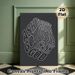 Religious Inspirational Painting Poster, Monochrome Bold Typographic Poster, Featuring "Ask Trust Thank God" Text, Inspirational Spiritual Decor Ideal_maomaolike.com