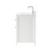 36 Inch Solid Wood Pre-assembled Bathroom Vanity With Power Supply--White_maomaolike.com