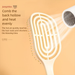 Master Jiang Cream Women's Air Cushion Fluffy Set Anti-Static High Crown Styling Curling Comb_maomaolike.com