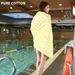 Pure Cotton Soft Water Absorbent Active Printed Cut Velvet Bathing And Swimming Large Beach Towel 80*160_maomaolike.com