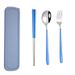 3pcs / Set Portable Stainless Steel Tableware_maomaolike.com