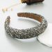 New European and American Fashion Light Luxury Full Diamond Pearl Headband Women's Korean Style Face Wash Headpiece_maomaolike.com