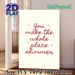 Inspirational Quote Painting Poster, Warm Red Handwritten Script Poster, Heartwarming Glittery Star Accented Decor Suitable For Bedroom, Living Room_maomaolike.com