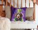 German Wirehaired Pointer King Of Mardi Gras Throw Pillow Machine Washable, Indoor Outdoor Decorative Pillow For Couch, Bed Or Patio, 14Hx14W_maomaolike.com