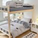 100% Cotton Solid Color Black Label Student Three-Piece Simple Style Dormitory Bunk Bed 3-Piece Set_maomaolike.com