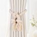 Tiebacks Woven Cotton Buckle Versatile Jute Curtain Tie Rope_maomaolike.com