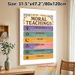 Moral Teachings Painting Poster, Vibrant Typographic Multi-Religious Ethical Quotes Poster, Conveys Universal Positive Values, Ideal For Study_maomaolike.com