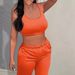 Women's Clothing fashion sleeveless vest slim hip suit tube top backless casual two piece suit_maomaolike.com