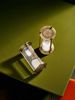 1pc Countertop Metal Material Hourglass Timer Retro Bronze Design Suitable For Office Desktop Decoration Ornament Hourglass_maomaolike.com