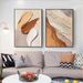 Contemporary Wabi-Sabi Style, Dune And Wave Print Artworks Adorned With Thick, Freely Layered Brushstrokes, Exuding An Atmosphere Rich In Mood._maomaolike.com