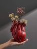 Gothic Anatomical Heart Resin Vase, Realistic Wicked Design, Vintage Decorative Flower Stand For Indoor & Outdoor Use, Gothic Home Decor_maomaolike.com