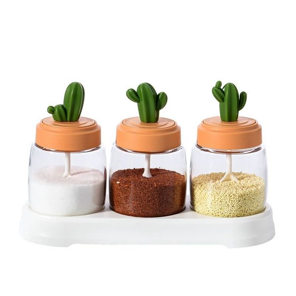 Kitchen Season Tank Seasoning Bottle Combination Set_maomaolike.com