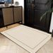 Living Room Rug Large Size Gorgeous Gold Frame Design Bedroom Rug Plush Thickened Machine Washable Thickened Underlay Interior Decorative Rug_maomaolike.com