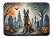 Belgian Malinois Spooky Halloween Memory Foam Kitchen Mat Machine Washable Anti-Fatigue Mat Cushion Comfort Bath Mat Or Kitchen Rug_maomaolike.com