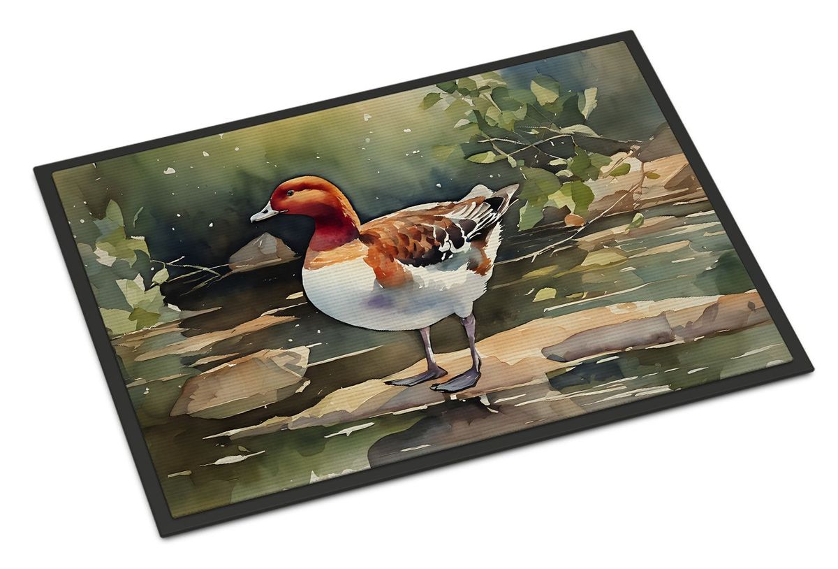 Redhead Duck Doormat Front Door Mat Indoor Outdoor Rugs For Entryway, Non Slip Washable Low Pile, 24H X 36W_maomaolike.com