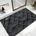 Bathroom Mat Toilet Mat Shower Mat Entrance Rug Absorbent Non-Slip Mat Soft Quick-Dry Machine Washable_maomaolike.com