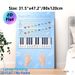 Piano Notes & Finger Numbers Painting Poster, Clear Educational Pastel-colored Music Guide Poster, Practical Visual Aid For Learning Piano Notes And_maomaolike.com