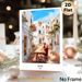 Bari Italy Townscape Painting Poster, Warm Vibrant Illustrated Mediterranean Alley Scene Poster, Captures Cozy Local Daily Life, Ideal For Living_maomaolike.com