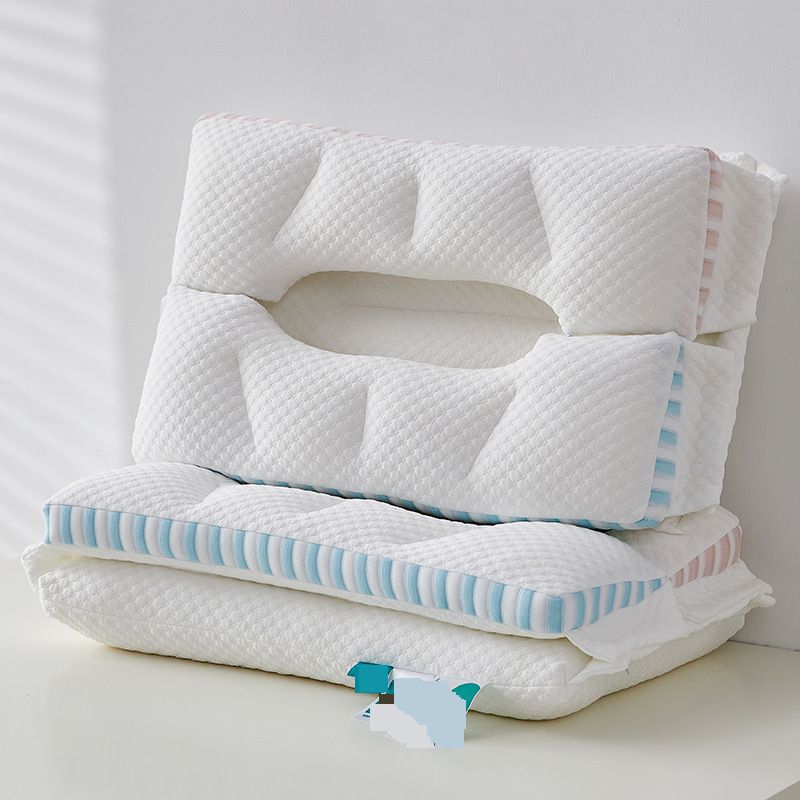 Home Garden New Three In One Double Layer Pillow Core Two Way Cervical Pillow To Help Sleep Ear Pillow_maomaolike.com