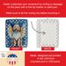 Labradoodle My Angel Porcelain Ornament Christmas Tree Hanging Decorations For Home Christmas Holiday, Rectangle, Gift, Multicolor_maomaolike.com
