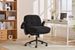 Cross Legged Office Chair With Flip-Up Arms, Adjustable Height Swivel Desk Chair, Wider & Thickened Cushion Ergonomic Rolling Chair For Home Office, Vanity, Study._maomaolike.com